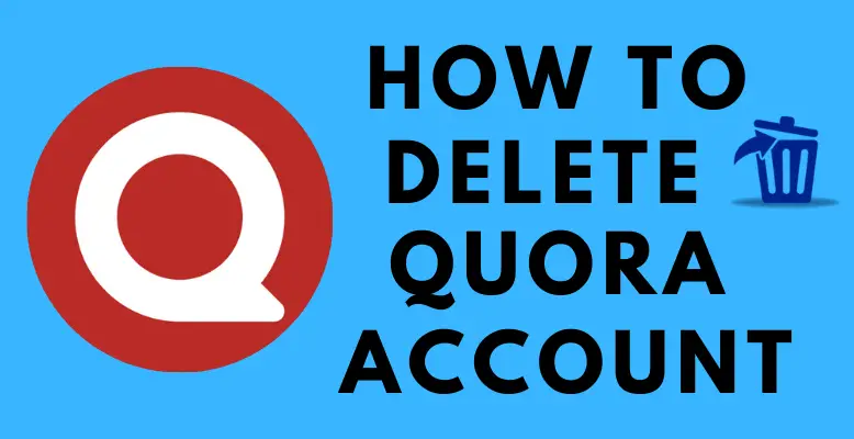 deleting quora account