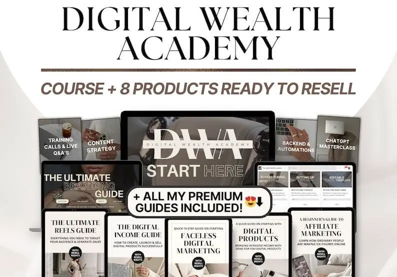 Digital Wealth Academy products