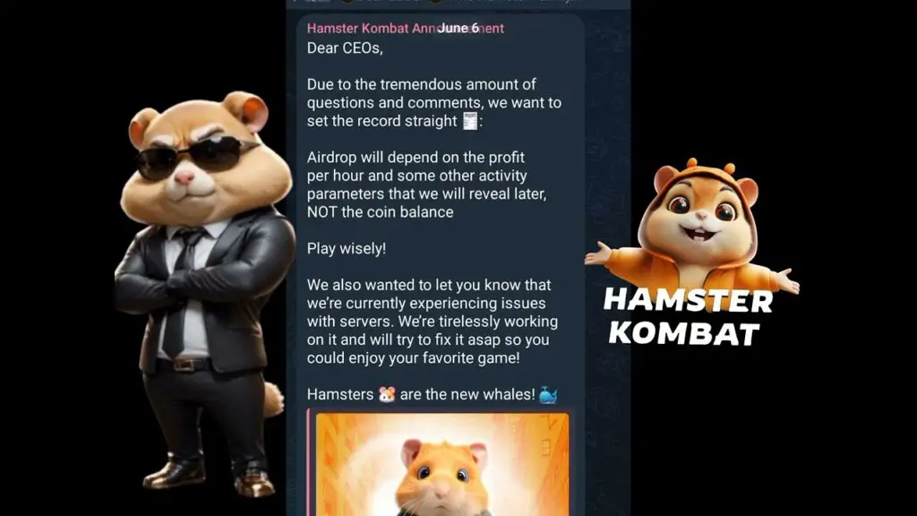 Hamster Kombat Profit Per Hour Airdrop Success