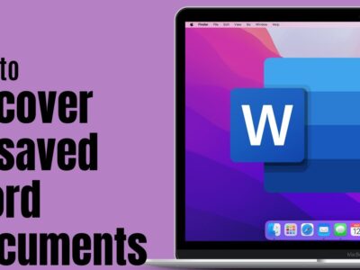 How To Recover Unsaved Word Document on Mac